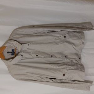 Men’s Polo Ralph Lauren Packable Jacket Gray XL Zip & Snap Closure New